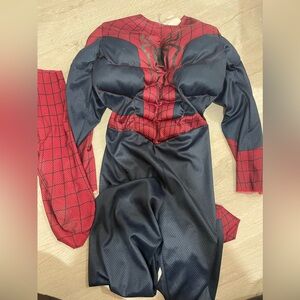 4 for $20 — Kids Spider-Man costume. Size small 4–6.